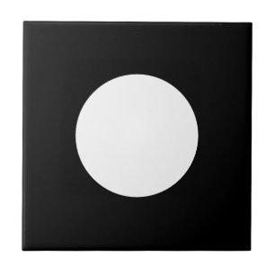 Custom colour ceramic tiles for polka dot pattern