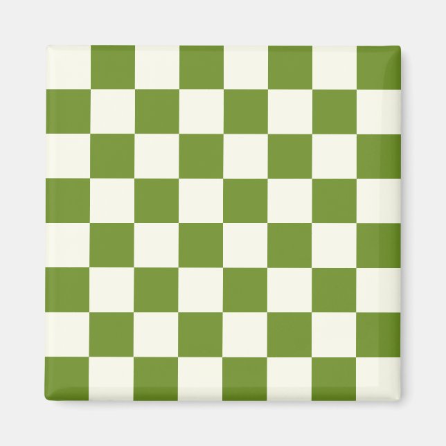 Custom Colour Chess Board Magnet (Front)