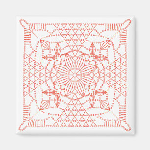 Custom Colour Crochet Chart Magnet