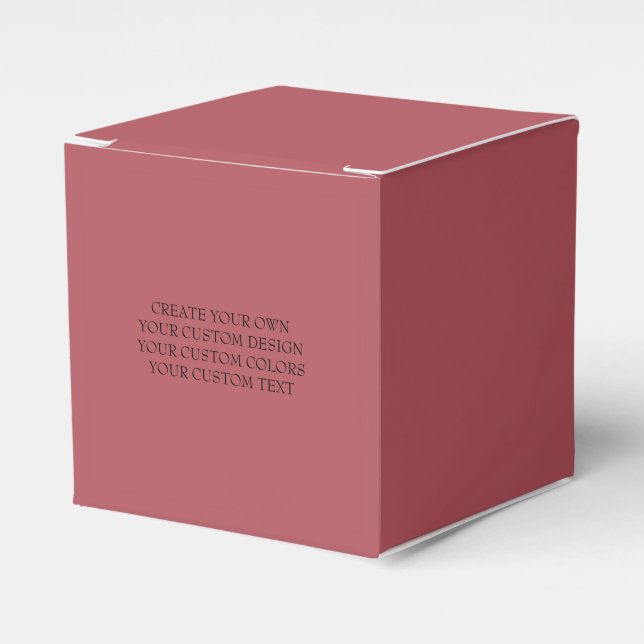 Custom Colour/Design Create Your Own Favour Box (Front Side)