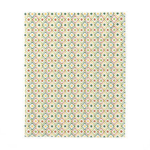 Custom Colour Diamond Floral Pattern