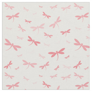 Custom Colour Dragonflies - Various Shades Fabric