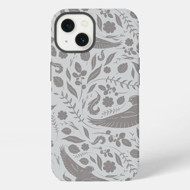 Custom Colour Falcon Pattern iPhone Case (Back)