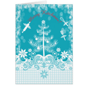 Custom colour flying utensils baking Christmas