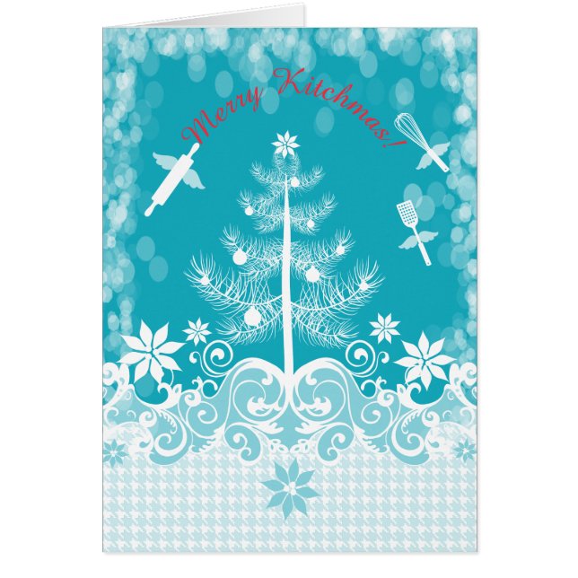 Custom colour flying utensils baking Christmas car (Front)