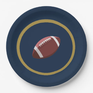 Custom Colour Football Paper Plate