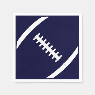 Custom Colour Football Team Party Cocktail Napkins