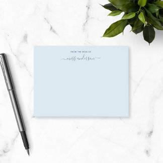 Custom Colour From The Desk Of Teacher Trendy Post-it Notes