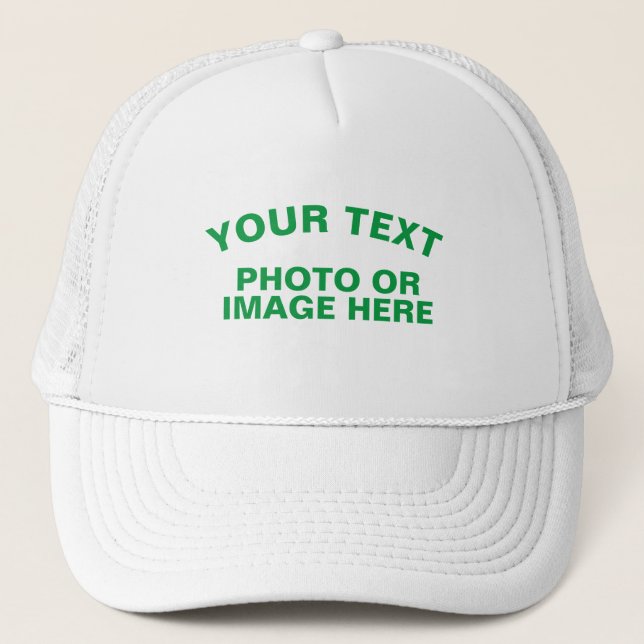 Custom Colour Golf Hat - Personalised Printed  (Front)