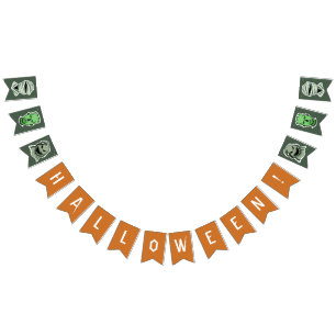 Custom colour Halloween banner