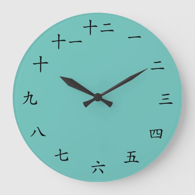 Custom Colour Japanese Clock (Front)