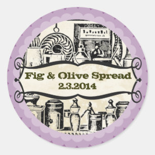 custom colour kitchen pantry canning label