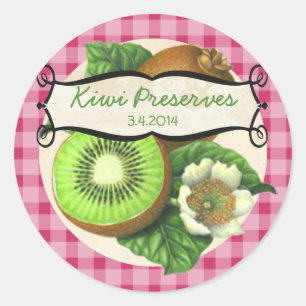 custom colour kiwi fruit canning label