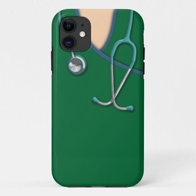 Custom Colour Medical Scrubs Case-Mate iPhone Case (Back)