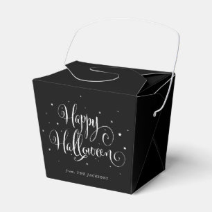 Custom Colour + Message Happy Halloween Favour Box