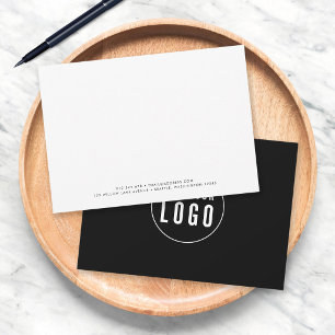 Custom Colour Minimalist Modern Add Logo Business Card