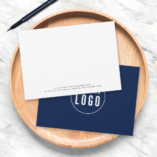 Custom Colour Minimalist Modern Add Logo Business Card