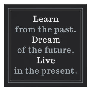 Custom colour Motivational Quote poster