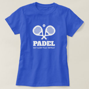 Custom colour padel tennis t shirts for women
