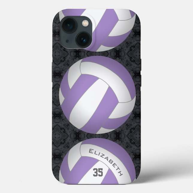 custom colour personalised girl's volleyball Case-Mate iPhone case (Back)