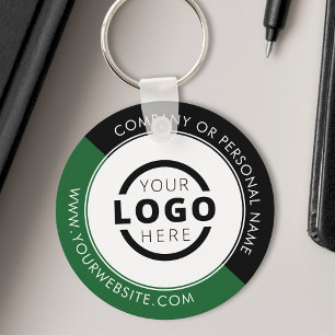 Custom Colour Promotional Business Logo Branded Key Ring
