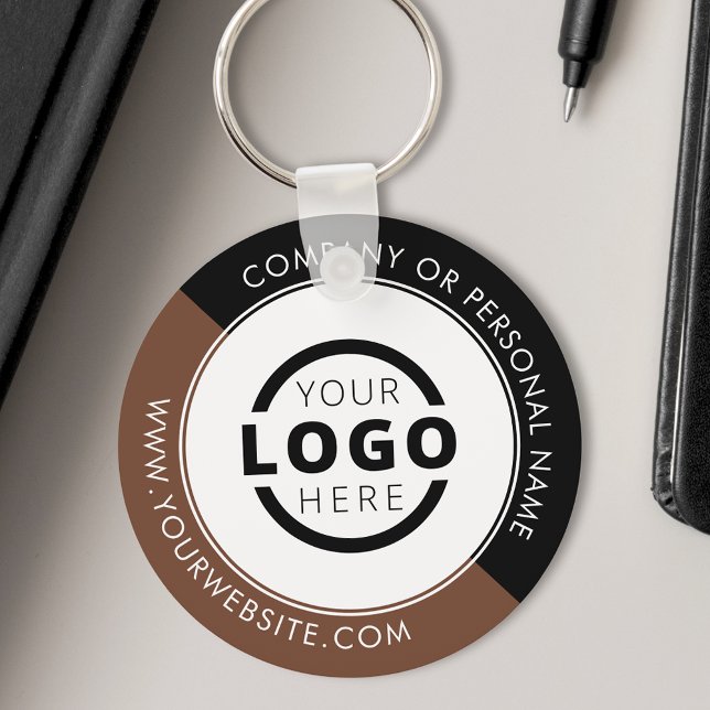 Custom Colour Promotional Business Logo Branded Key Ring (Creator Uploaded)