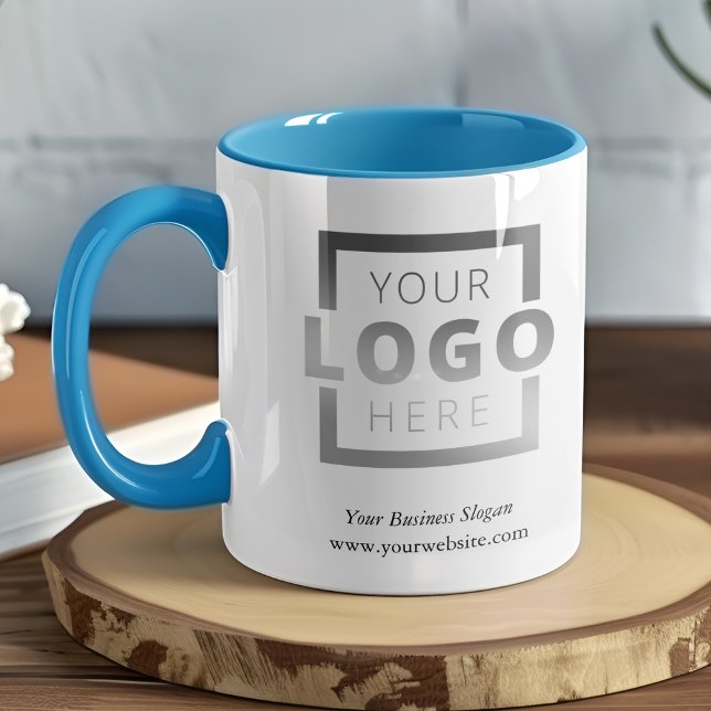 Custom Colour Promotional Business Logo Branded Mug (Creator Uploaded)