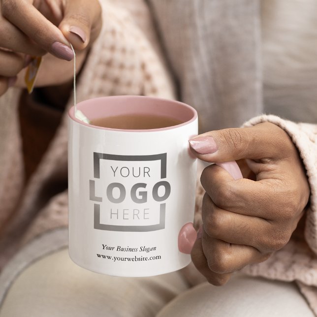 Custom Colour Promotional Business Logo Branded Mug (Creator Uploaded)