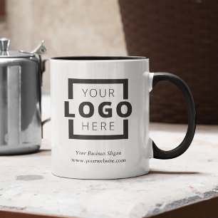 Custom Colour Promotional Business Logo Branded Mug