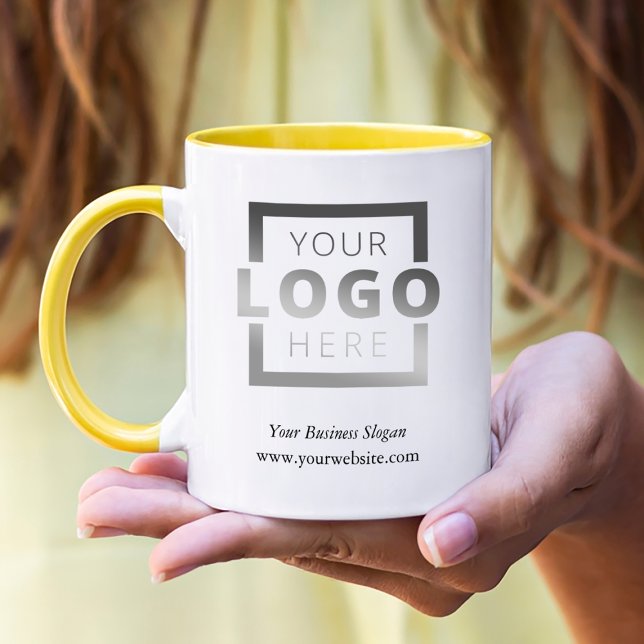 Custom Colour Promotional Business Logo Branded Mug (Creator Uploaded)