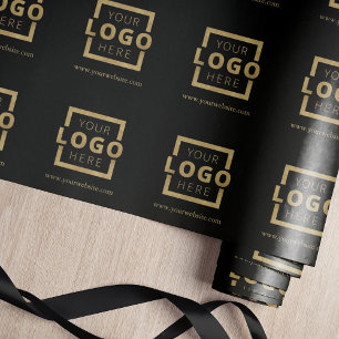 Custom Colour Promotional Business Logo Branded Wrapping Paper