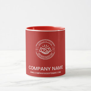 Custom Colour Promotional Business Logo Mug