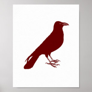 Custom Colour Raven Print