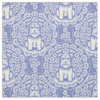 Custom Colour Schnauzers or Other Terriers Floral