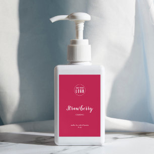 Custom Colour Script & Typewriter Product Label