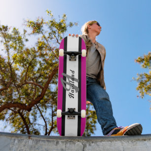 Custom Colour Skateboard with Name HAMbyWG