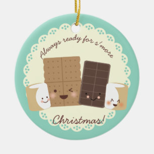 Custom colour smores baking Christmas ornament