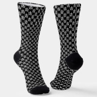 Custom colour socks for chess lovers and players