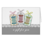 Custom colour spools of thread sewing seamstress