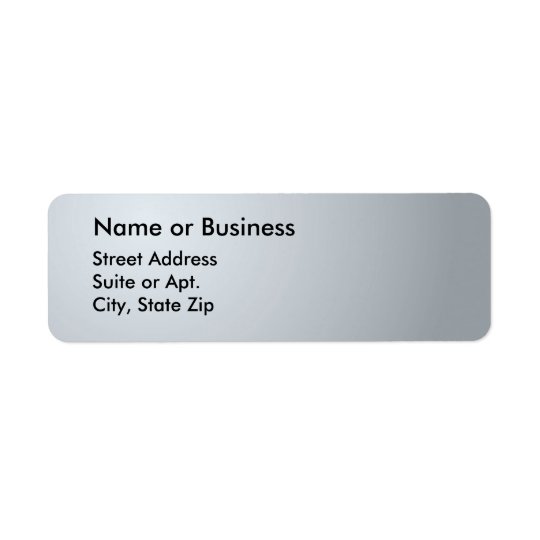 Custom Colour Spotlight Design Return Address Label