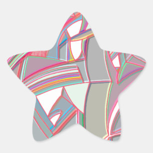 Custom Colour Star Sticker