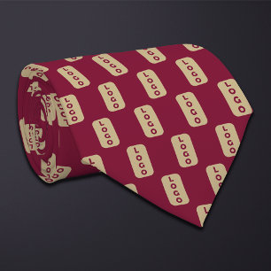 Custom Colour Tall Rectangular Logo Tie