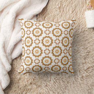 Custom Colour Vintage Floral Pattern Cushion