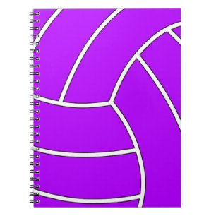 Custom Colour Volleyball Notebook
