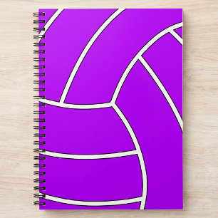 Custom Colour Volleyball Notebook