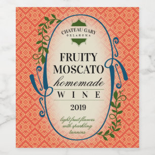 Custom colour wedding homemade wine personalised w wine label