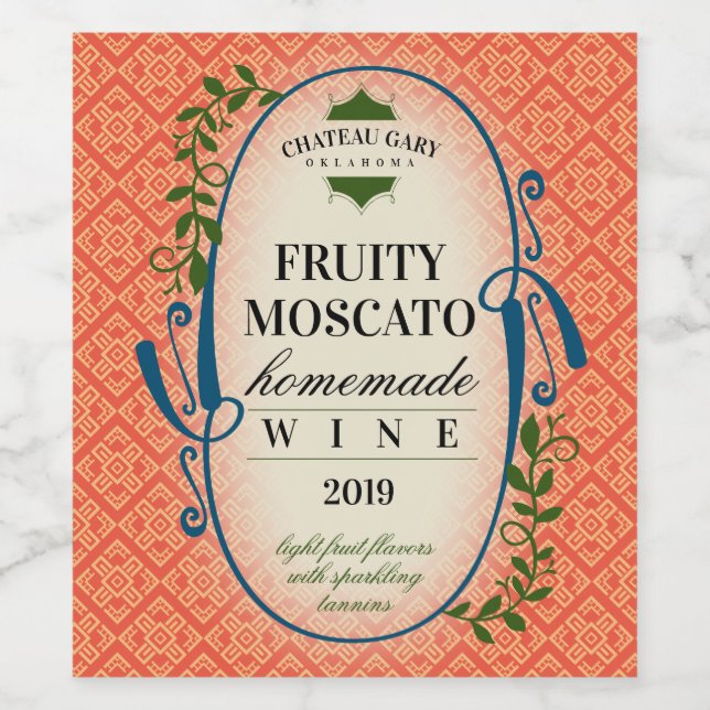 Custom colour wedding homemade wine personalised w wine label (Single Label)