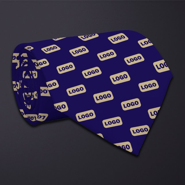 Custom Colour Wide Rectangular Logo Tie (Creator Uploaded)