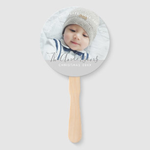 Custom Colour with Custom Photo and Text Hand Fan