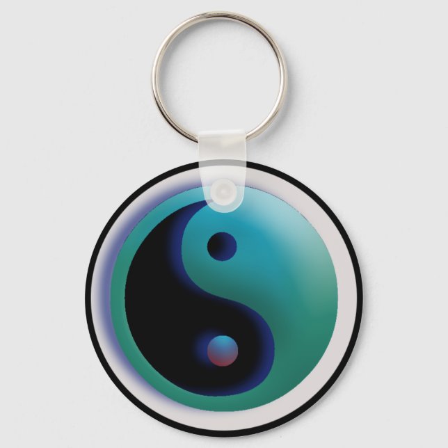 Custom Colour YingYang Keychain (Front)